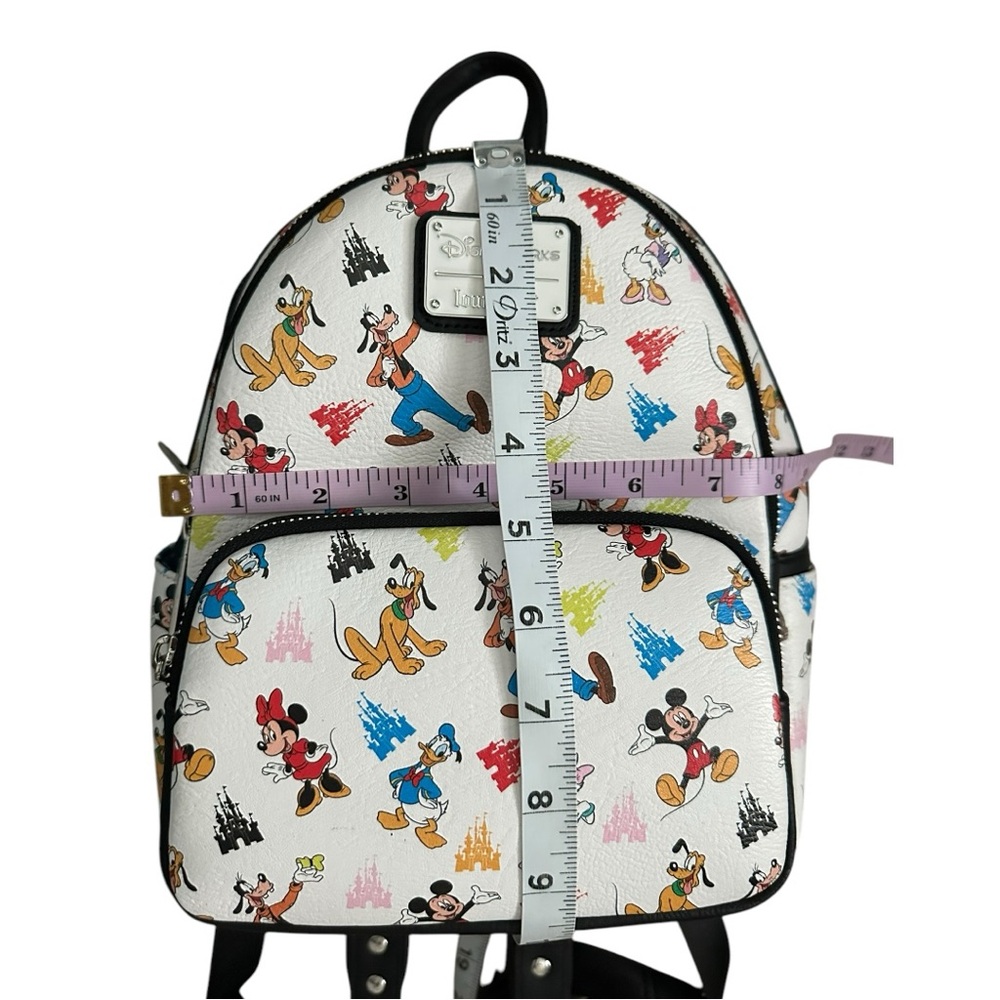 Loungefly Disney Character Print Backpack - White and Multicolor - Picture 4 of 16